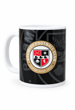 Bromley FC Black Crest Mug