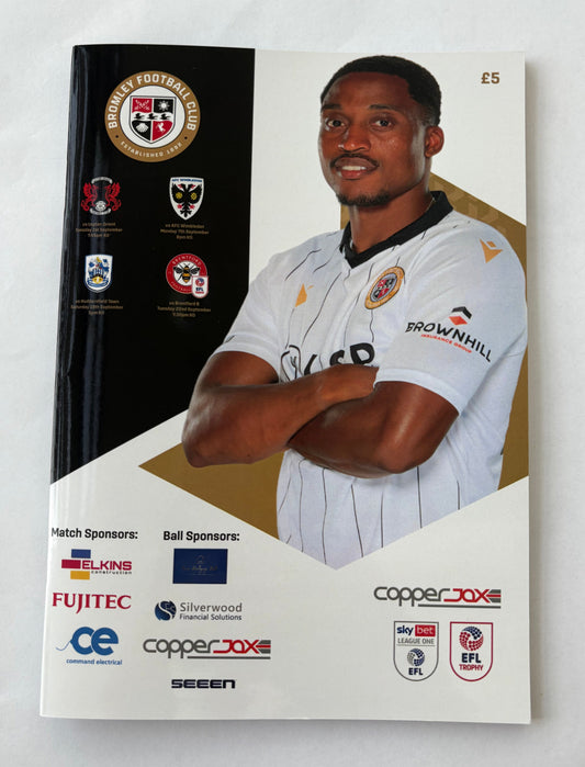 Bromley FC 2026/27 Programmes