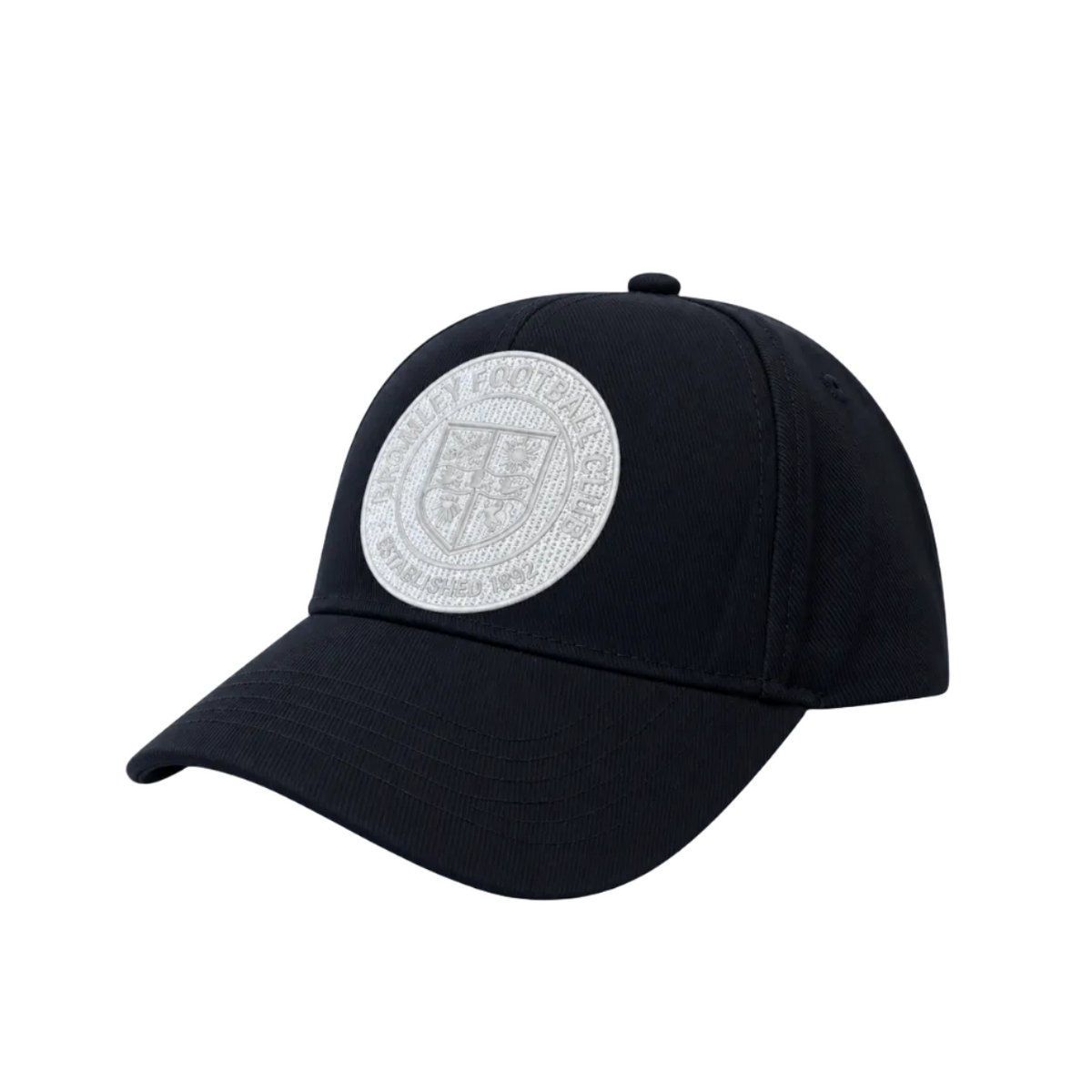 Navy Blue Cap with White Badge