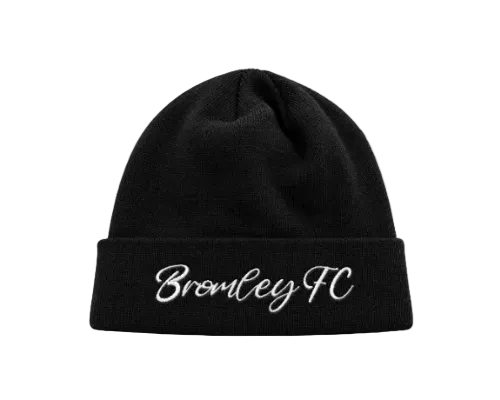 Black Bromley FC Beanie Hat